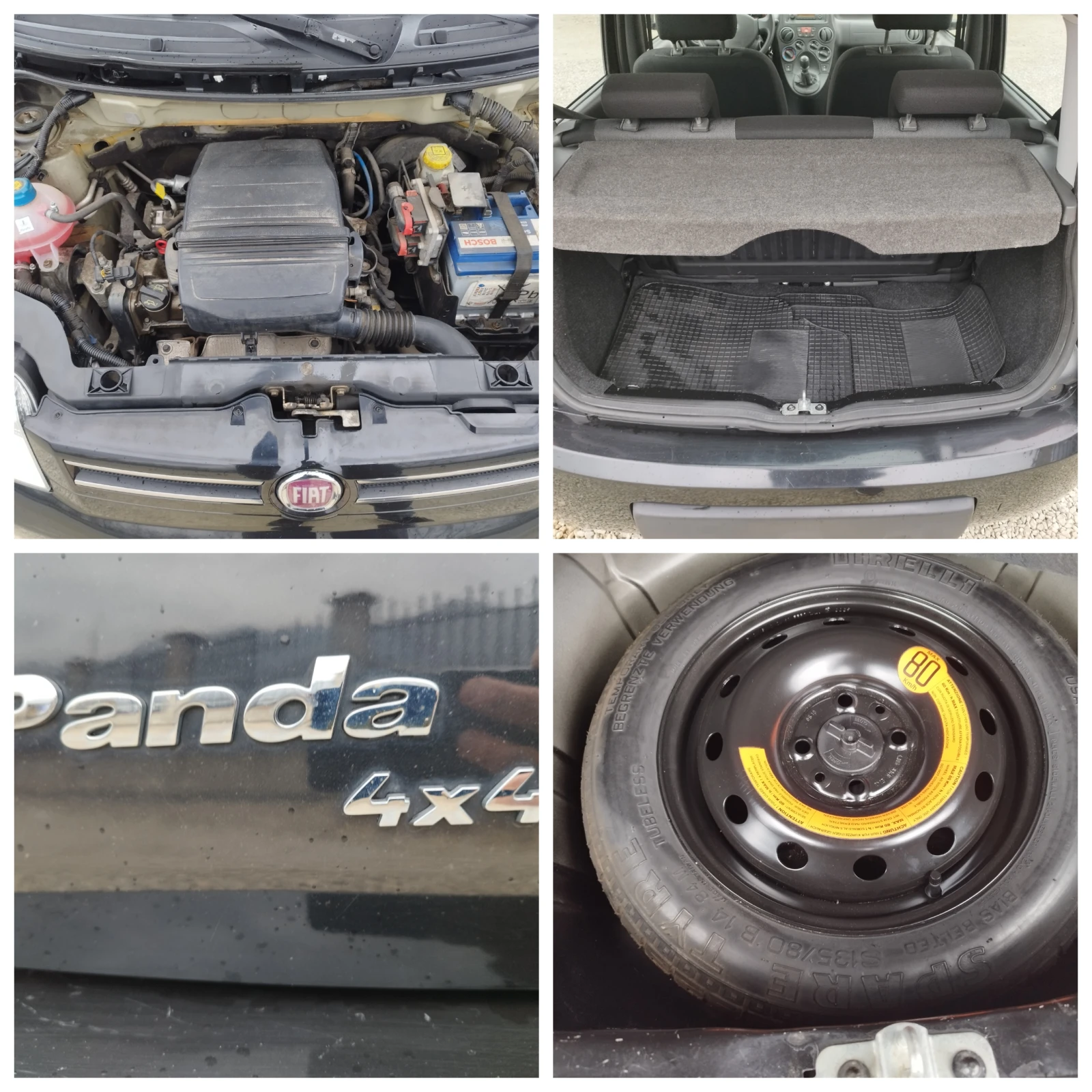 Fiat Panda 1.2i 4x4 , снимка 17 - Автомобили и джипове - 53404786