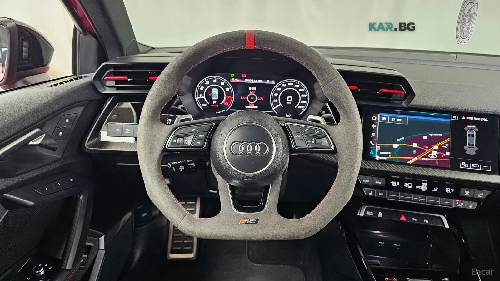 Audi Rs3 QUATTRO* HEADUP* DISTRONIC* ПОДГРЕВ* КАМЕРА* SUNRO, снимка 6 - Автомобили и джипове - 55139381