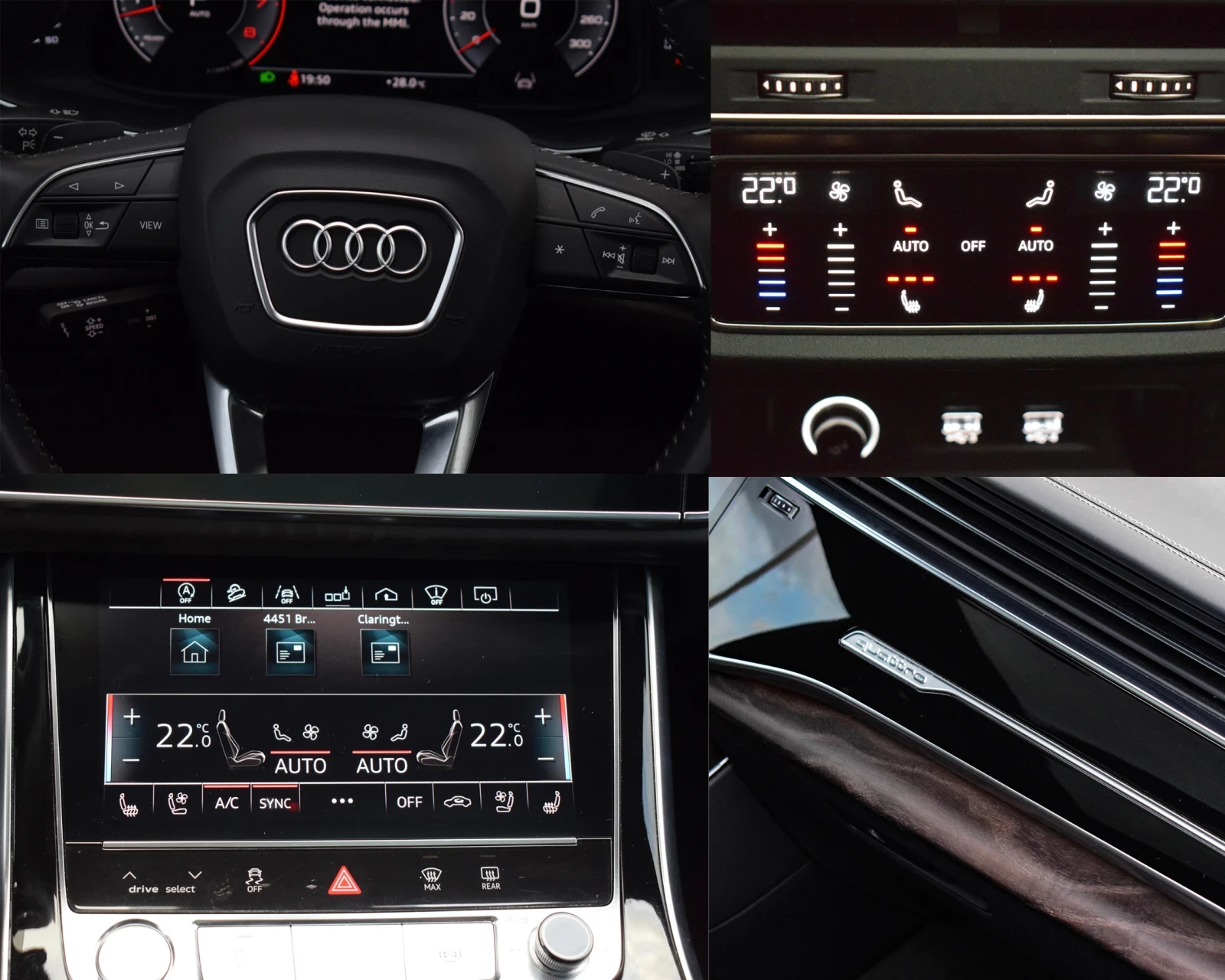 Audi Q8 55TFSI QUATTRO/ MATRIX/ FULL/ TECHNIK, снимка 13 - Автомобили и джипове - 55480324