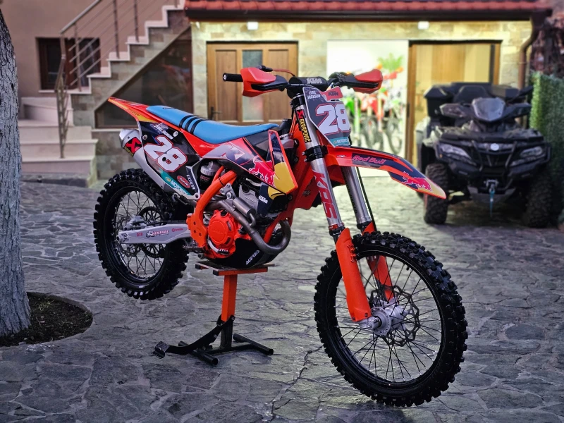 Ktm SX-F 250/СТАРТЕР/2 РЕЖИМА/ТРАКШЪН КОНТРОЛ/ ЛИЗИНГ, снимка 2 - Мотоциклети и мототехника - 48133369