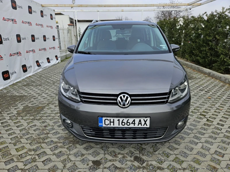 VW Touran 2.0TDI-140кс= АВТОМАТ= 7МЕСТА= HIGHLINE= КАМЕРА, снимка 1 - Автомобили и джипове - 48445442