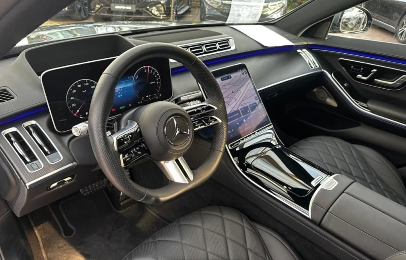 Mercedes-Benz S 580 e Long 4Matic Plug-in = AMG Premium Plus= Гаранция, снимка 7 - Автомобили и джипове - 49317594