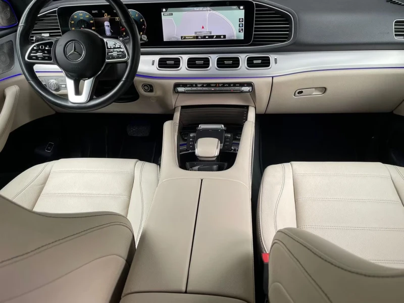 Mercedes-Benz GLE 450 4MATIC/367HP/AMG/PANO/CAM/BURM/NAVI/LED/417g, снимка 9 - Автомобили и джипове - 51975675