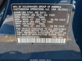 VW Atlas 3.6L V-6 DI, DOHC, VVT, 276HP Front Wheel Drive, снимка 13