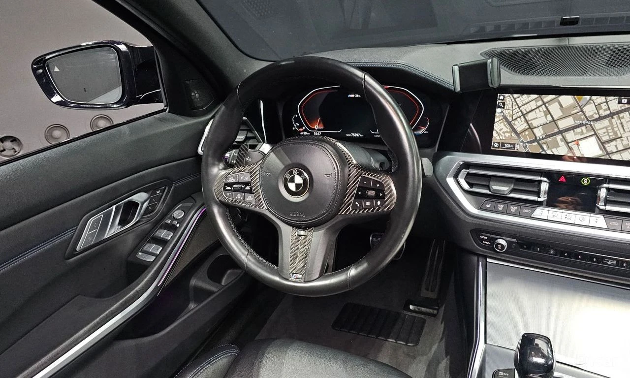 BMW 340 M340I* КОЖА* ПОДГРЕВ* ОБДУХВ* HEAD UP* 360* LINE A, снимка 13 - Автомобили и джипове - 54416794