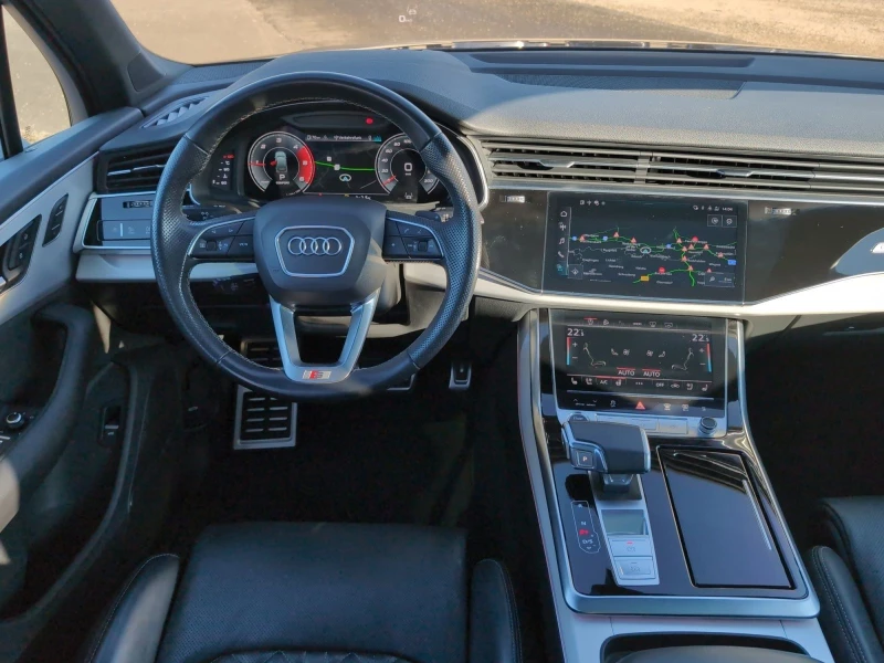 Audi Q7 50TDI/286HP/TIPTR/PANO/S-LINE/MATRIX-LASER/896b, снимка 9 - Автомобили и джипове - 49206512