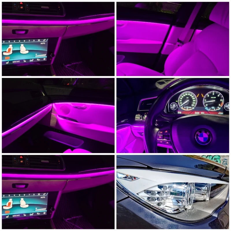 BMW 5 Gran Turismo 535XD-M-ПАКЕТ-8КАМЕРИ-GO-HEAD-UP-ВАКУМ-ОБСЛУЖЕН., снимка 17 - Автомобили и джипове - 52675893