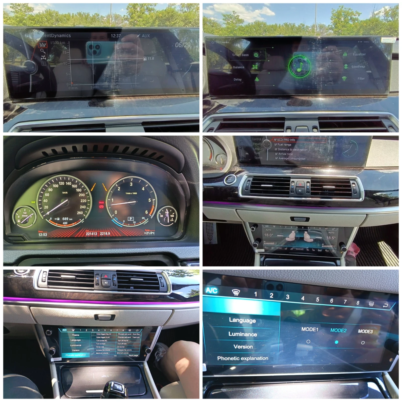 BMW 5 Gran Turismo 535XD-M--8-GO-HEAD-UP--. | Mobile.bg   12