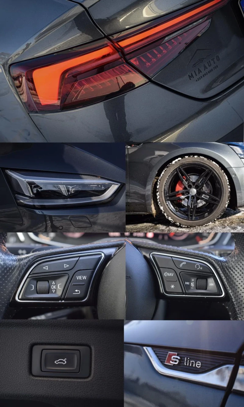 Audi A5 Quattro S-line DIGITAL B&O, снимка 15 - Автомобили и джипове - 53157610