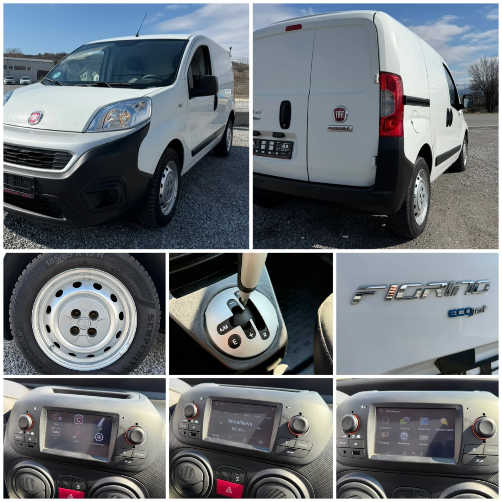 Fiat Fiorino 1.3M-JET2 FACELIFT AUTOMAT EURO 6 TUV COC | Mobile.bg � ����������� 9