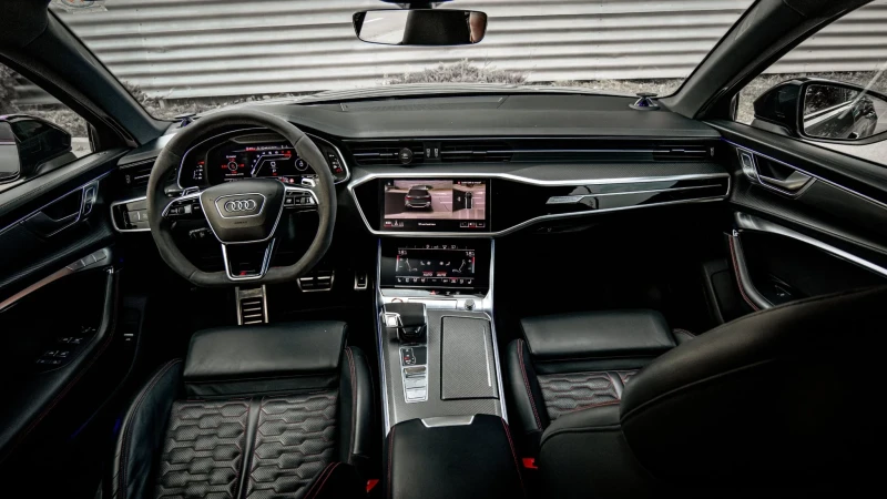 Audi Rs6 CERAMIC/Led/Head Up/Soft/Stage 2/360/B&O, снимка 13 - Автомобили и джипове - 51022767