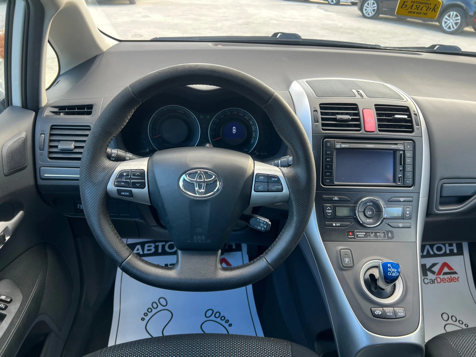 Toyota Auris 1.8Hybrid-99кс= АВТОМАТ= 125хил.км= НАВИ= КАМЕРА - изображение 10