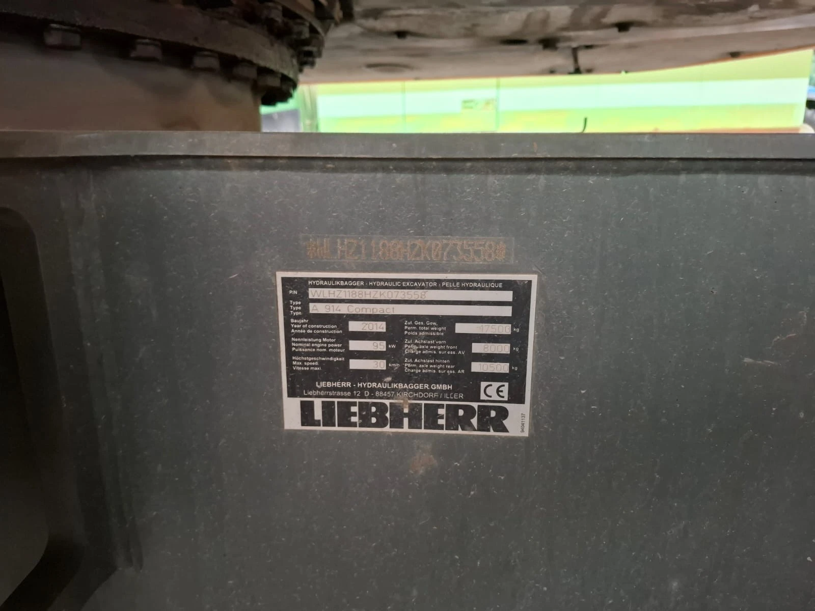 Багер Liebherr А 914 Compact, Нов внос, , , , снимка 7 - Индустриална техника - 56239127