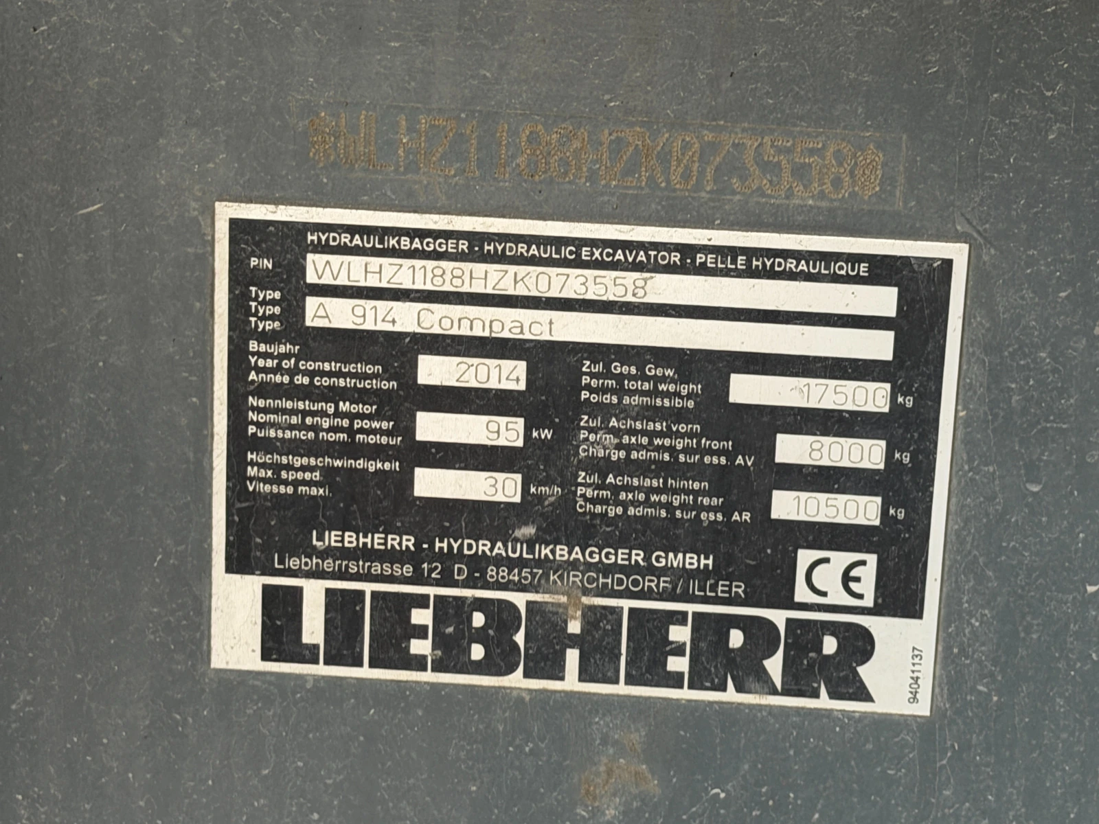 ����� Liebherr � 914 Compact, ��� ����, , ,  | Mobile.bg � ����������� 11