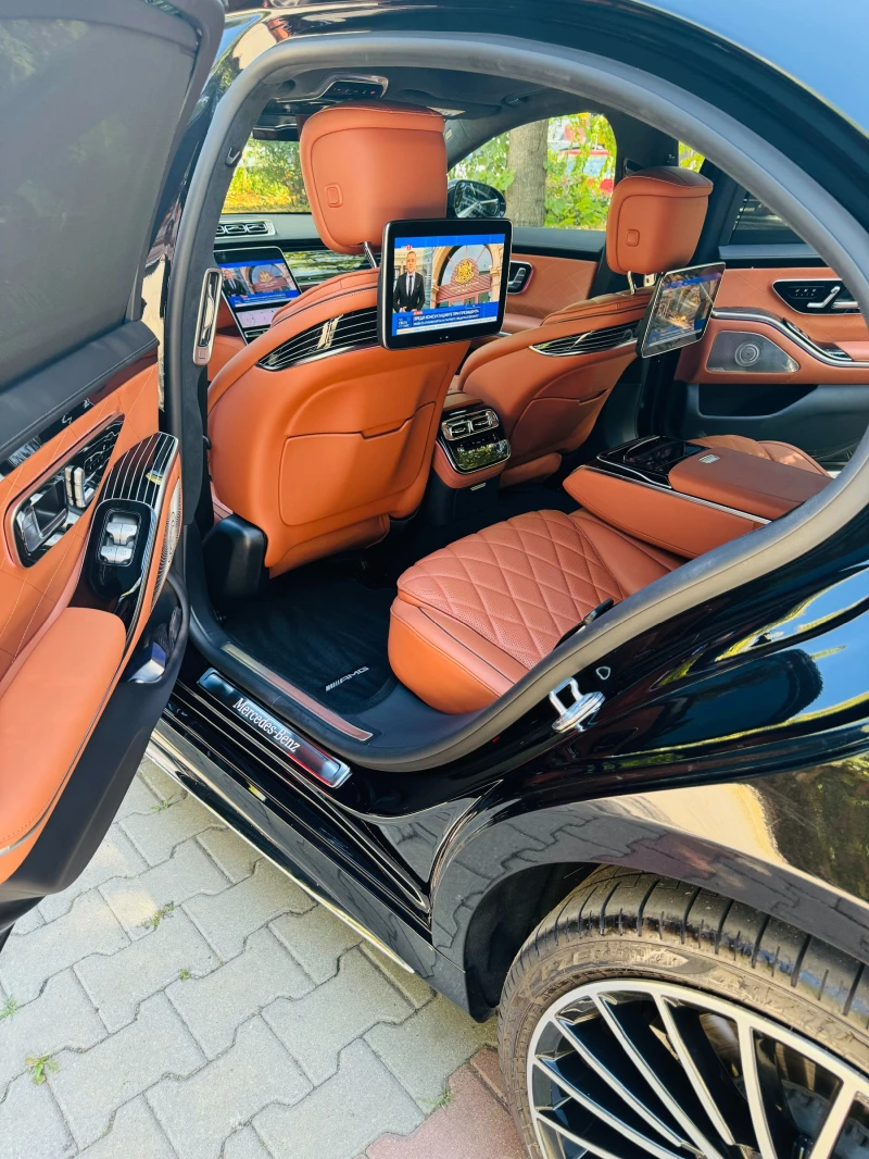 Mercedes-Benz S 580  4MATIC* V8* LONG* 3xTV* , снимка 7 - Автомобили и джипове - 47233648