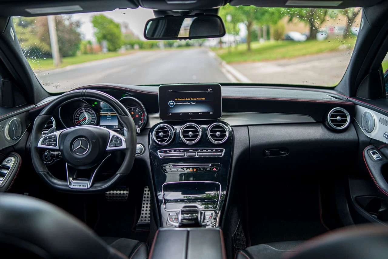 Mercedes-Benz C 43 AMG  / 360 / ДИСТРОНИК /  BURMESTER / ЦЕНА ДО БГ , снимка 14 - Автомобили и джипове - 54887129