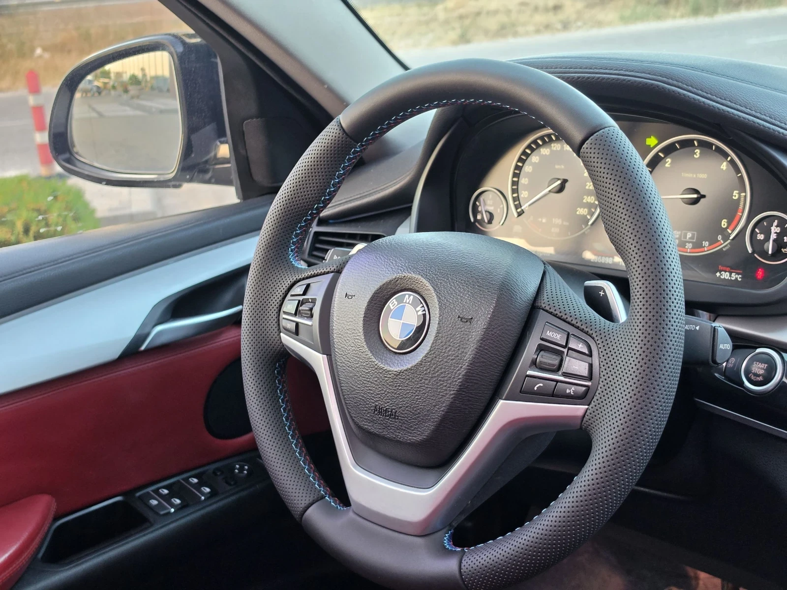 BMW X6 4.0d/X-drive/NAVI/EL/360CAM/HADE-UP/FUL FUL, снимка 13 - Автомобили и джипове - 55425608
