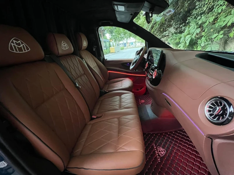 Mercedes-Benz V 220 MAYBACH VS680/LED/8+ 1/NAVI/XENON/UNIKAT, снимка 13 - Бусове и автобуси - 46396541