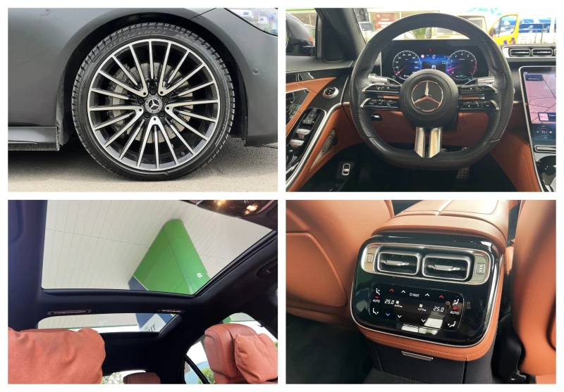Mercedes-Benz S 580 AMG/LONG/4MATIC/EXCLUSIV/BURM/PANO/HEADUP/360/MATT - 179980 лв. - 75215978 | Car24.bg