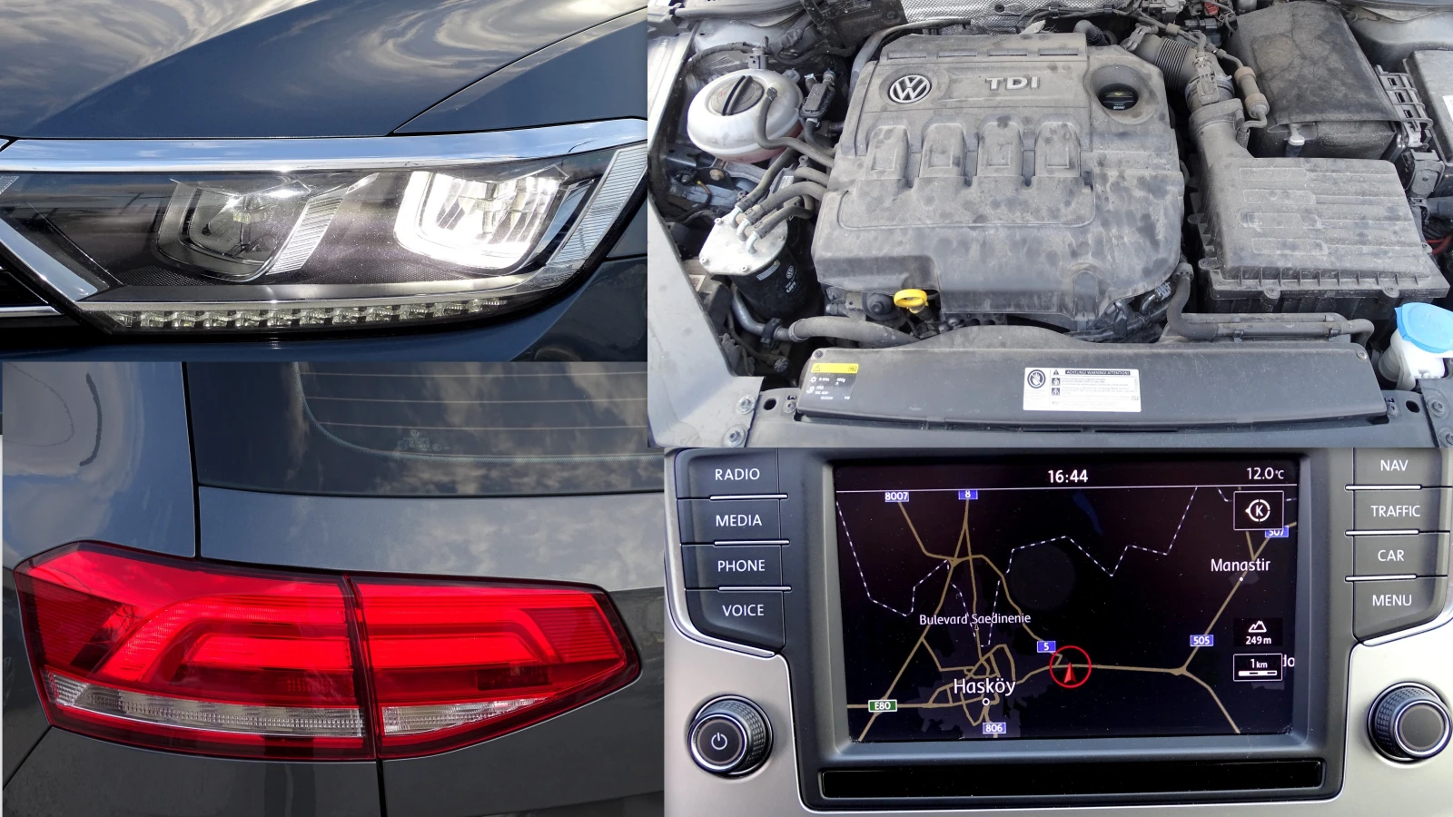 VW Passat 1.6TDI_DSG_LED_NAVI_* , снимка 16 - Автомобили и джипове - 53900399