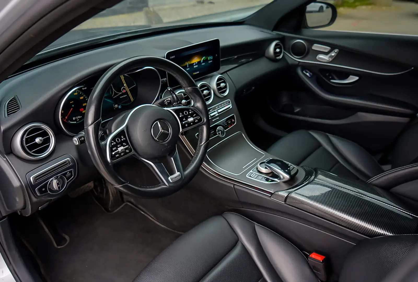Mercedes-Benz C 300 C300 AMG AVANTGARDE EDITION Wrapped in Matt Grey, снимка 9 - Автомобили и джипове - 55670142