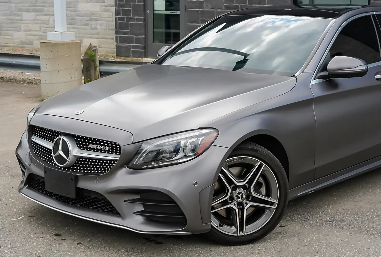 Mercedes-Benz C 300 C300 AMG AVANTGARDE EDITION Wrapped in Matt Grey, снимка 2 - Автомобили и джипове - 55670142