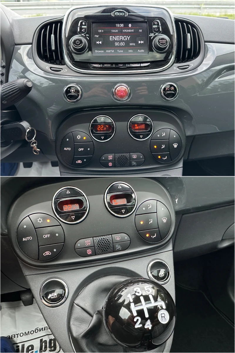 Fiat 500 1.2i EUO 6B Климатроник! Панорама!Start/stop!, снимка 13 - Автомобили и джипове - 50352905