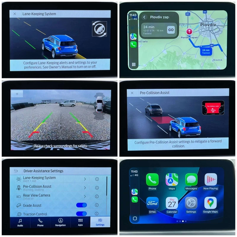 Ford Kuga 2.5 DURATEC 190 hp * FHEV *  E85  TITANIUM, снимка 12 - Автомобили и джипове - 52564738