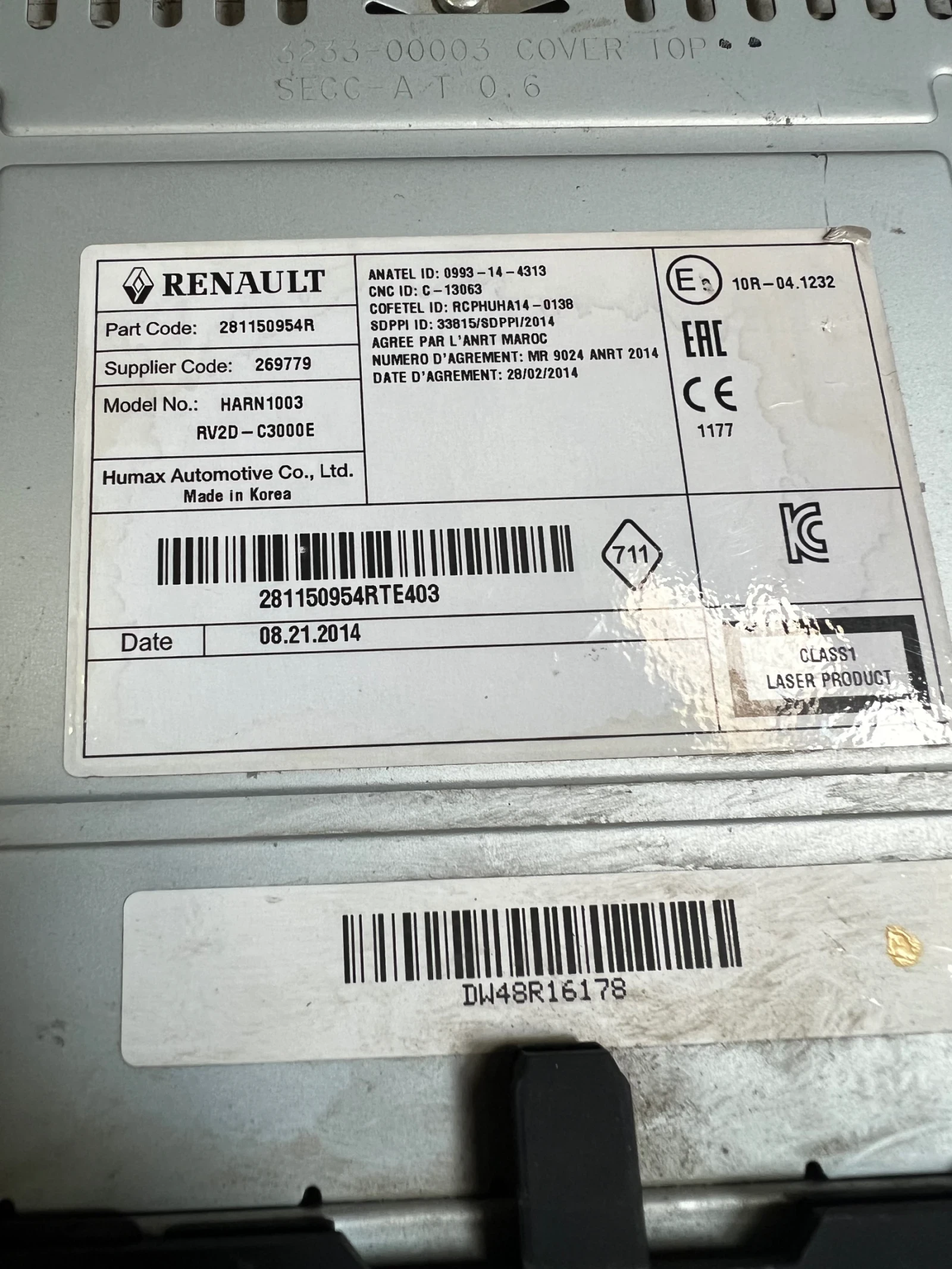 281150954R ����� CD DACIA LOGAN SANDERO DOKKER 281150954R | Mobile.bg � ����������� 2