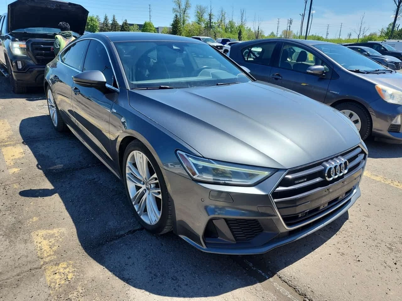 Audi A7 S LINE/2 КЛЮЧА/ПАНО/PROGRESSIV/CARFAX/ФИНАНСИРАНЕ, снимка 2 - Автомобили и джипове - 54636301