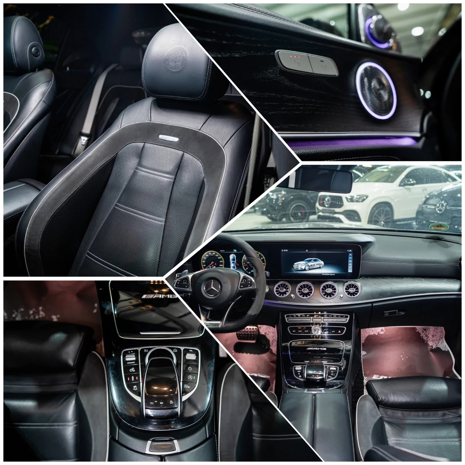 Mercedes-Benz E 63 AMG S 4MATIC+ LED CARBON BURM ПАНО ЛИЗИНГ 100% , снимка 16 - Автомобили и джипове - 55974548
