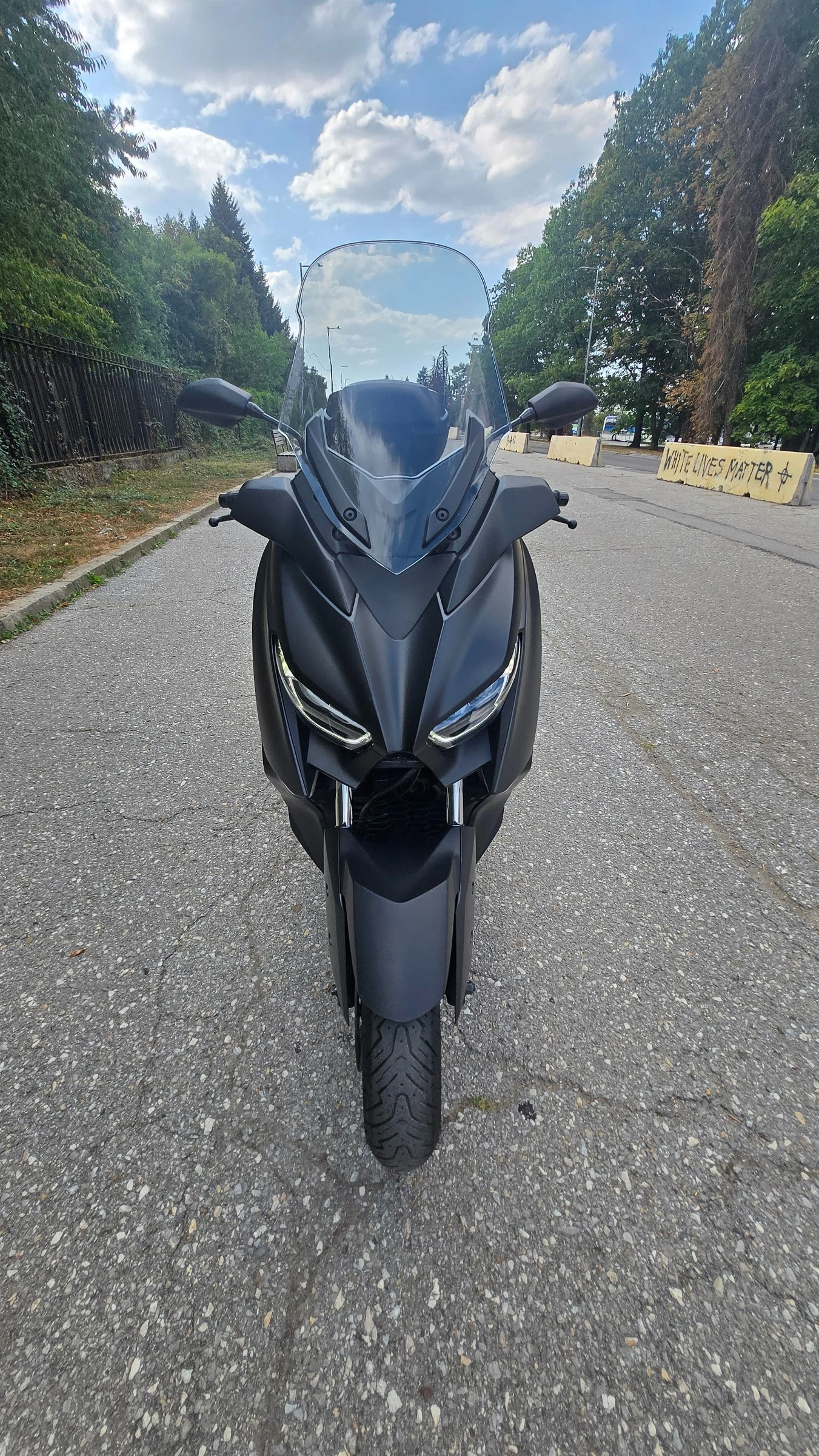 Yamaha X-max Перфектен! Подгряване на ръкохватки