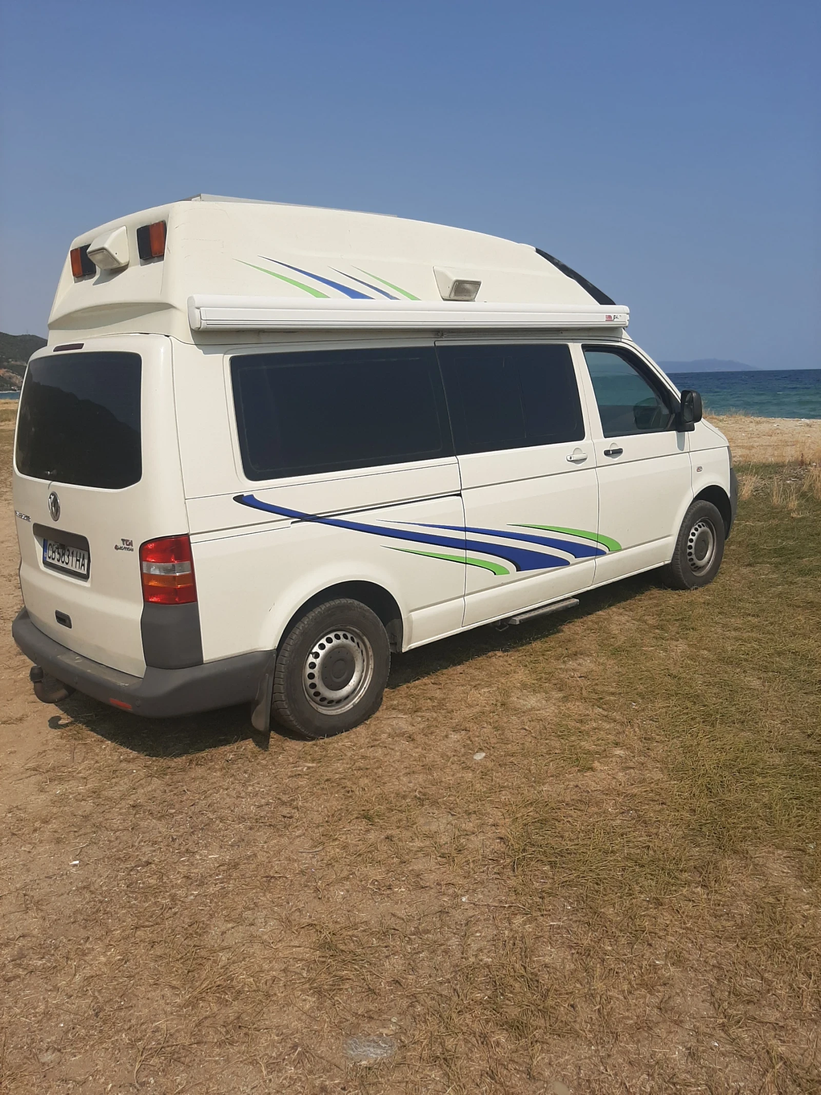 Кемпер VW Transporter4x42.5tdi, снимка 7 - Каравани и кемпери - 54015132