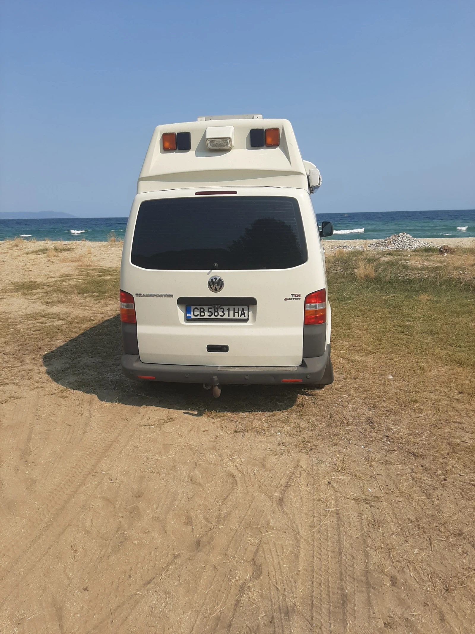 Кемпер VW Transporter4x42.5tdi, снимка 6 - Каравани и кемпери - 54015132