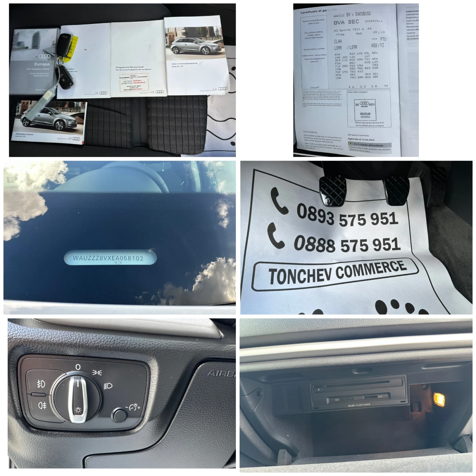 Audi A3 1.6-TDI-LED-XENON-BI XENON-TOP-NEW-NAVI-PARKTRONIK | Mobile.bg   16