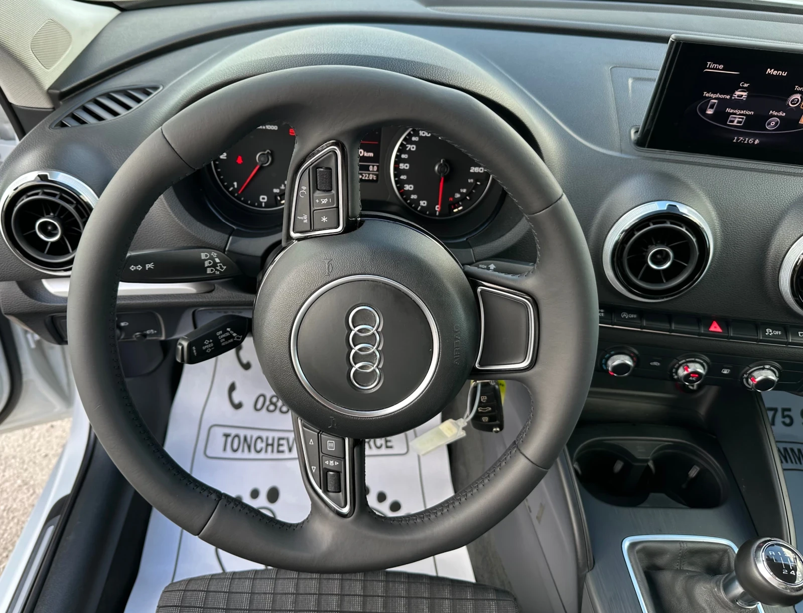 Audi A3 1.6-TDI-LED-XENON-BI XENON-TOP-NEW-NAVI-PARKTRONIK | Mobile.bg   12