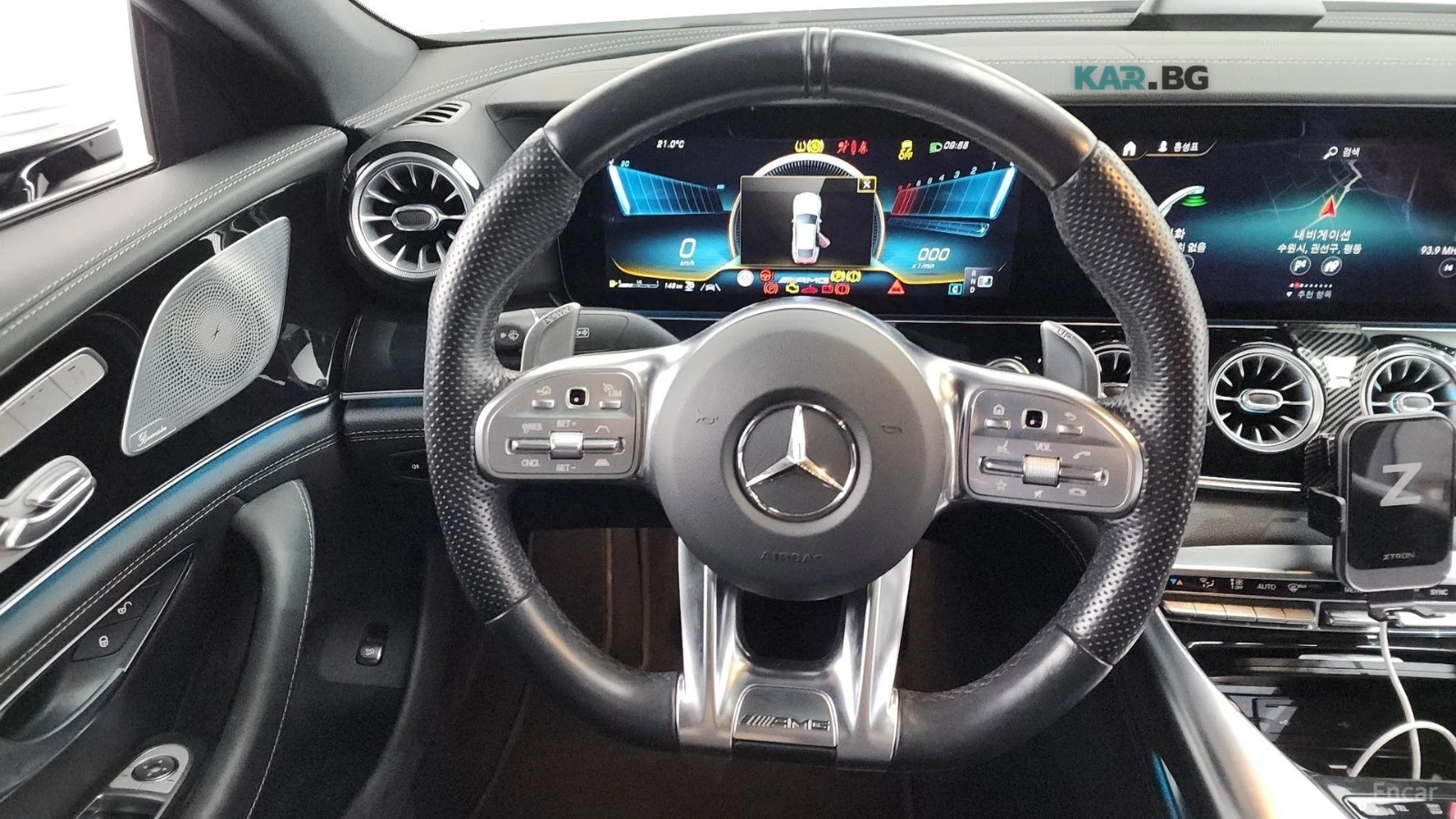 Mercedes-Benz AMG GT 43 / 4MATIC+ / DISTRONIC / BURMESTER / ОБДУХВАНЕ, снимка 13 - Автомобили и джипове - 54781260