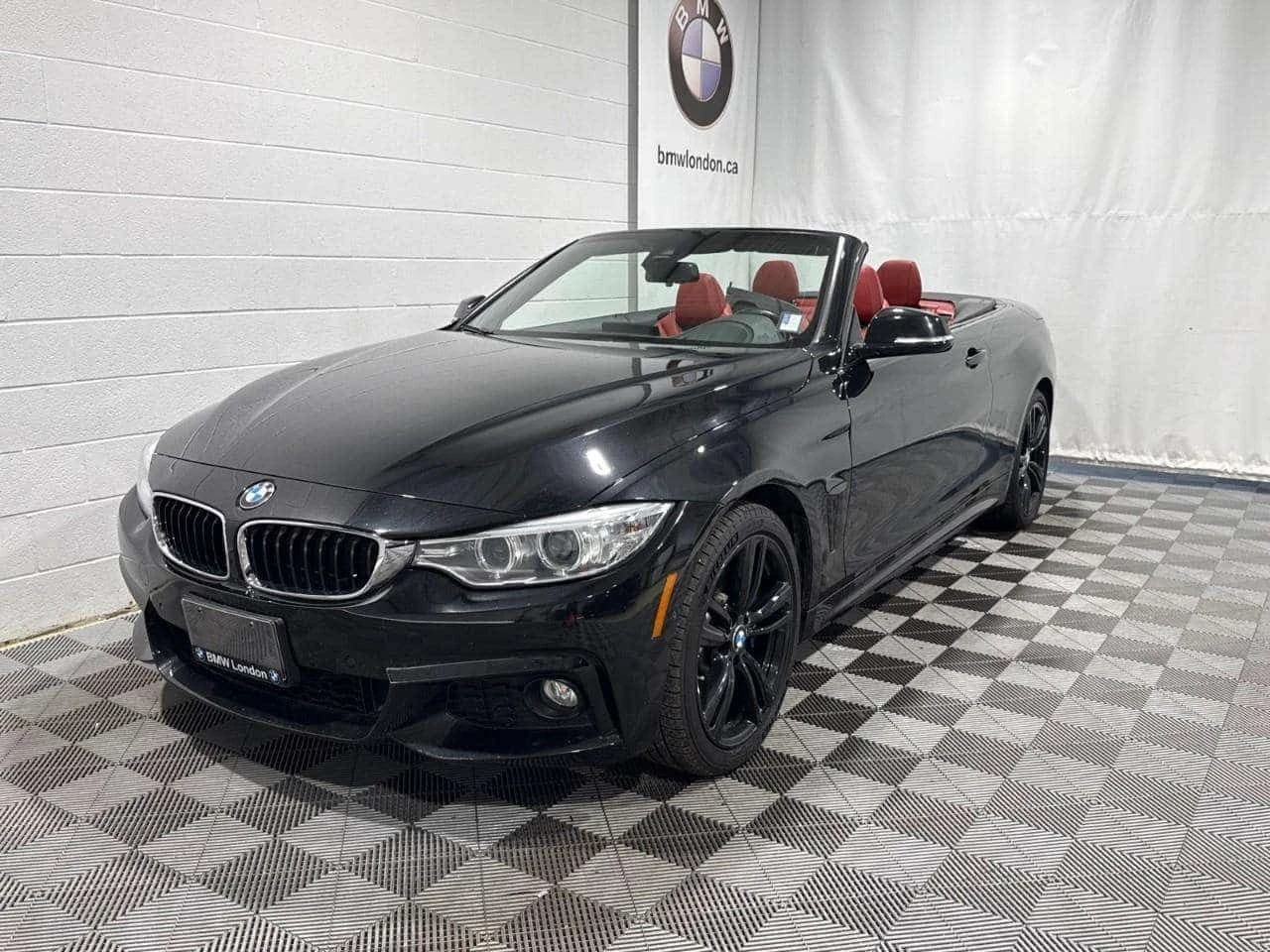 BMW 435 * Black Sapphire/ Coral Red Dakota leatherM perfor