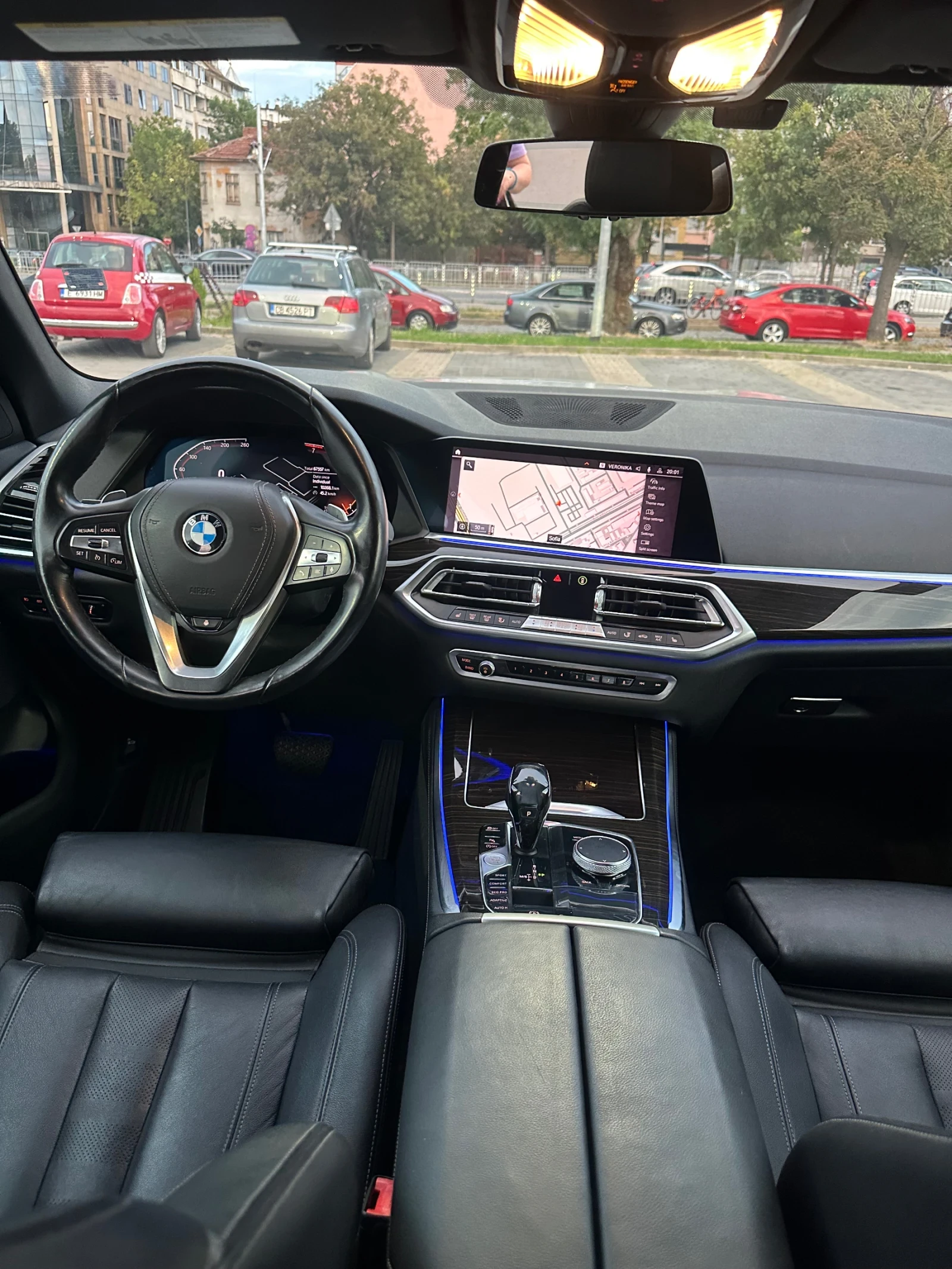 BMW X5 40i/ XDRIVE/ ПАНОРАМА/ 67500км!ЧЕРЕН ПЕТЪК - изображение 10