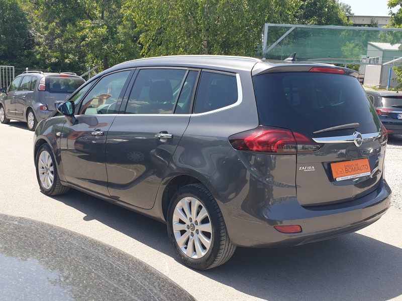Opel Zafira 1.6i* ECOFUEL* 7 МЕСТА* EURO5B* , снимка 4 - Автомобили и джипове - 46347113
