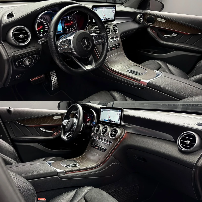 Mercedes-Benz GLC 220 d-AMG-9G-4M-Keyless-Камера-РЕАЛЕН ПРОБЕГ, снимка 6 - Автомобили и джипове - 52100122