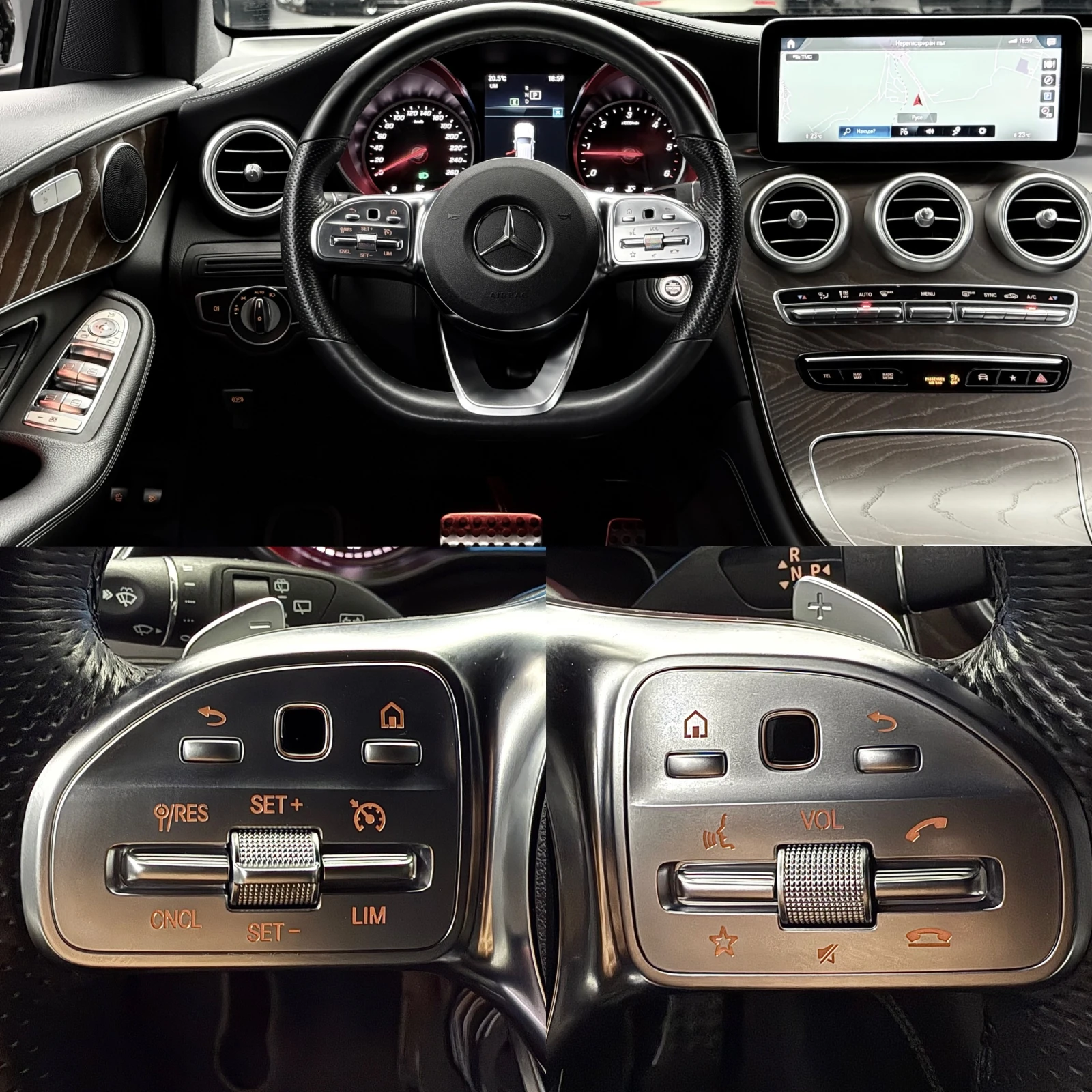Mercedes-Benz GLC 220 d-AMG-9G-4M-Keyless-Камера-РЕАЛЕН ПРОБЕГ - изображение 7