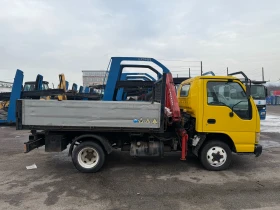 Isuzu Npr 3.0TD Тристранен Самосвал с Кран до 3.5т, снимка 10