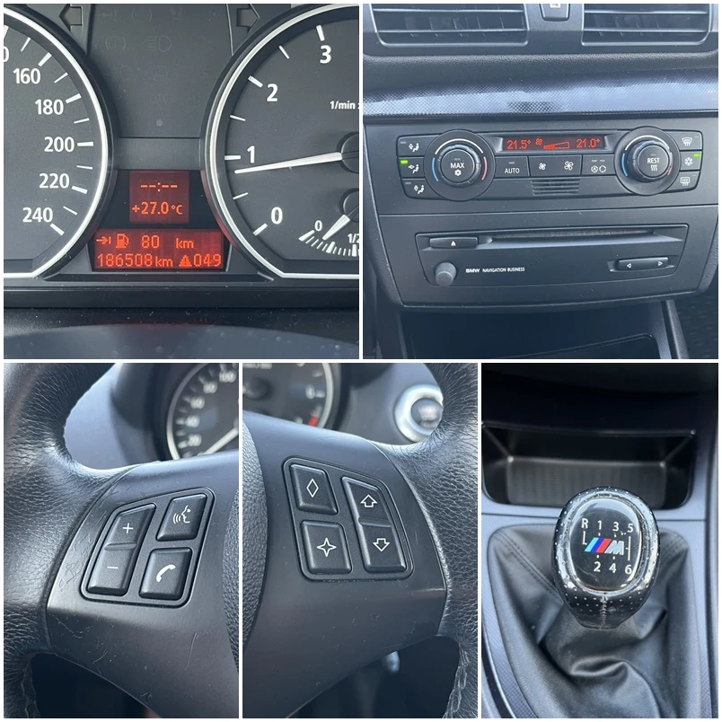 BMW 116 1.6I 116кс 6 СКОРОСТИ NAVI КСЕНОН ПАРКТРОНИК , снимка 11 - Автомобили и джипове - 55226303