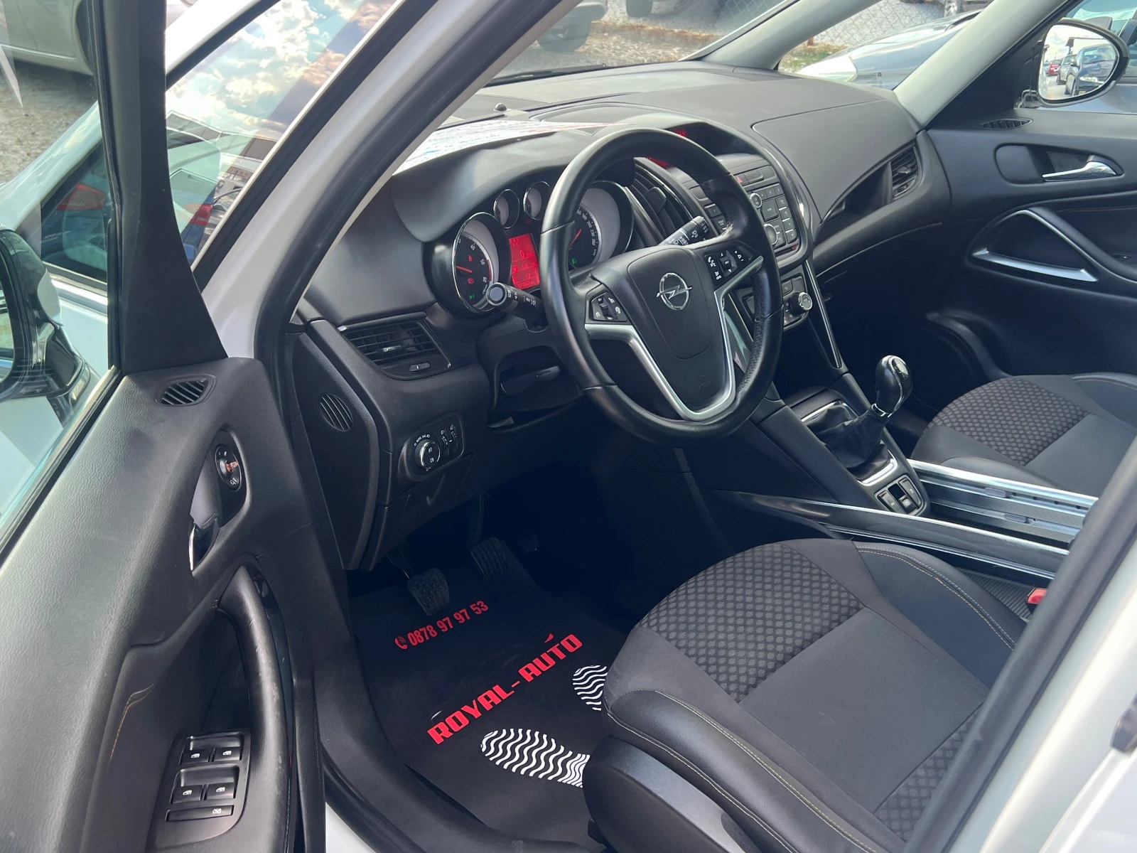 Opel Zafira ЛИЗИНГ-7 МЕСТА-КОЖА-КЛИМА-ТОП, снимка 7 - Автомобили и джипове - 55416714