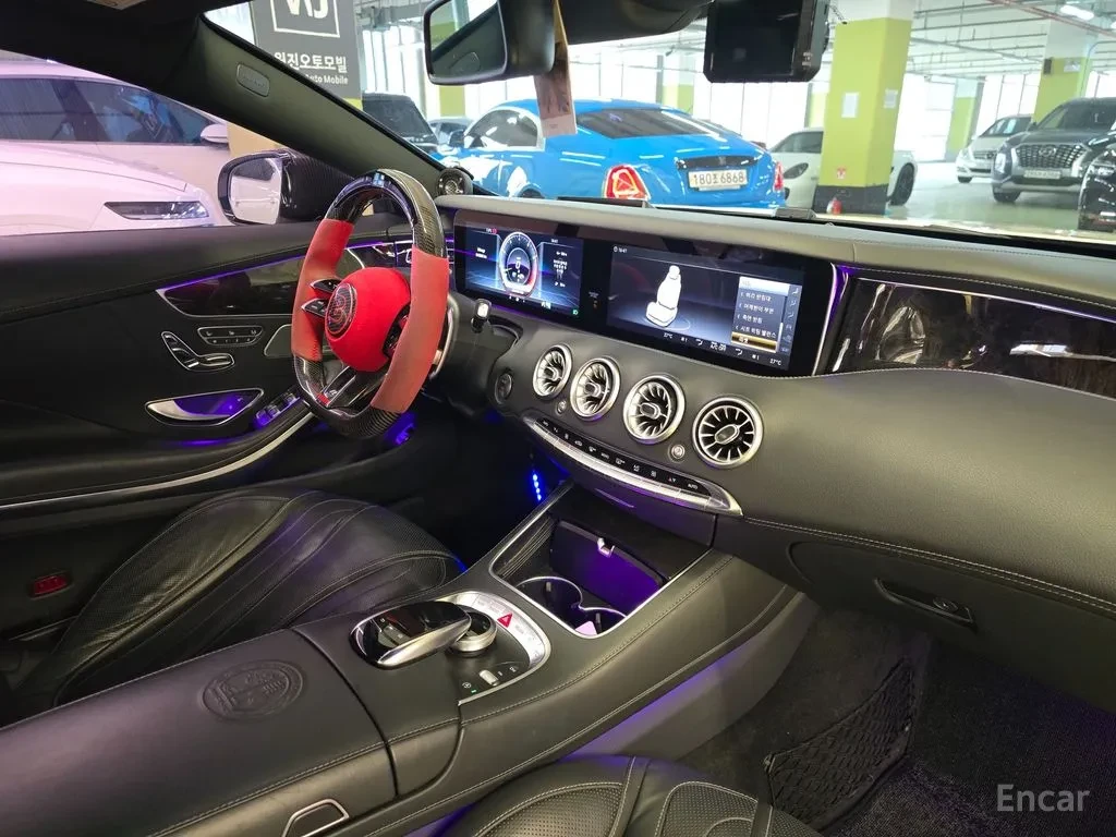 Mercedes-Benz S 63 AMG 4M BRABUS COUPE* HUD* 360* МАСАЖ* ОБДУХ* SOFT, снимка 13 - Автомобили и джипове - 55561479