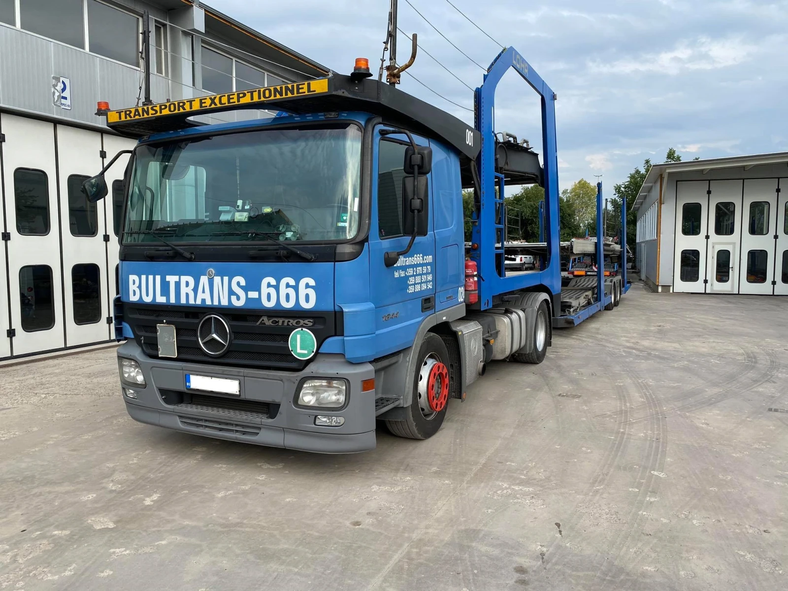 Mercedes-Benz Actros 1844 // LOHR EUROLOHR VDI, снимка 1