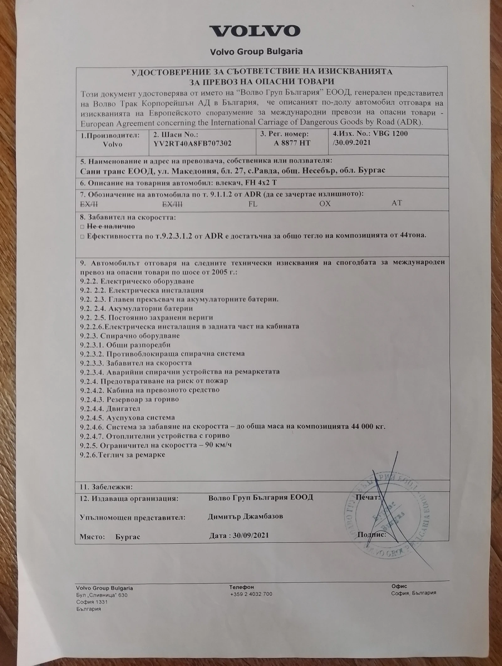 Volvo Fh ADR, снимка 15 - Камиони - 55408553