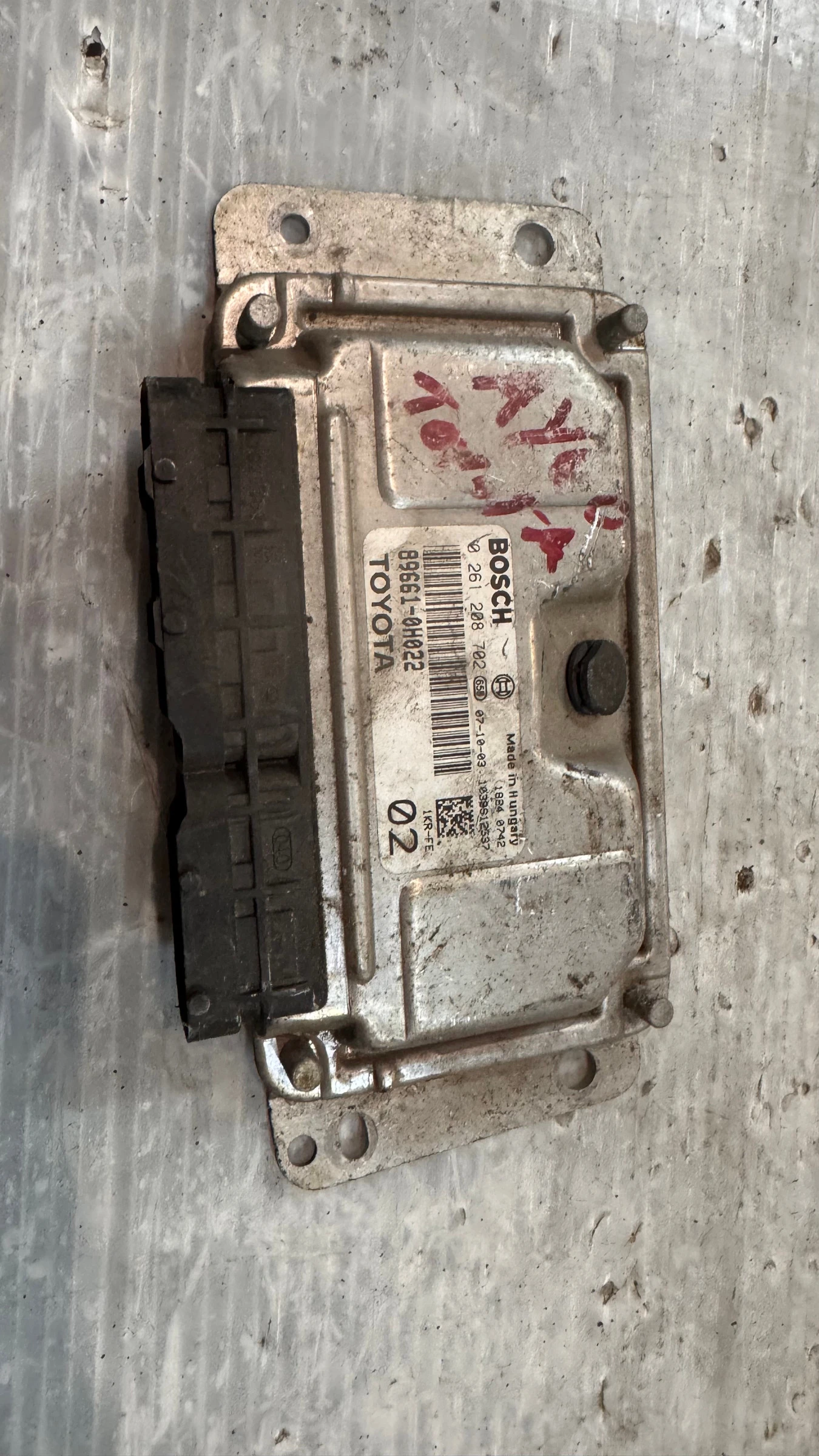    / ECU /    Toyota Aygo - 0261208702 / 89661-0H022 | Mobile.bg   1