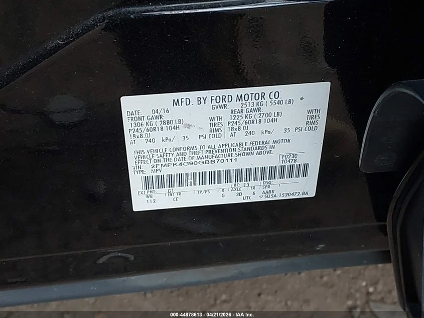 Ford Edge 2.0L I-4 DI, DOHC, VVT, TURBO, 245HP All Wheel | Mobile.bg � ����������� 9